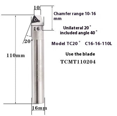 6039 Machining center 15 20 25 30 35 40 45 50 55 60 65 70 75 degree chamfering toolholder TCMT Shandong Denso Pricision Tools Co.,Ltd.